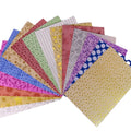 80gsm A4 Single-Sided Self-Adhesive Glitter Craft Paper Cardstock Multi-Pack Sparkly PE Coated DIY Moisture Proof Wedding Home