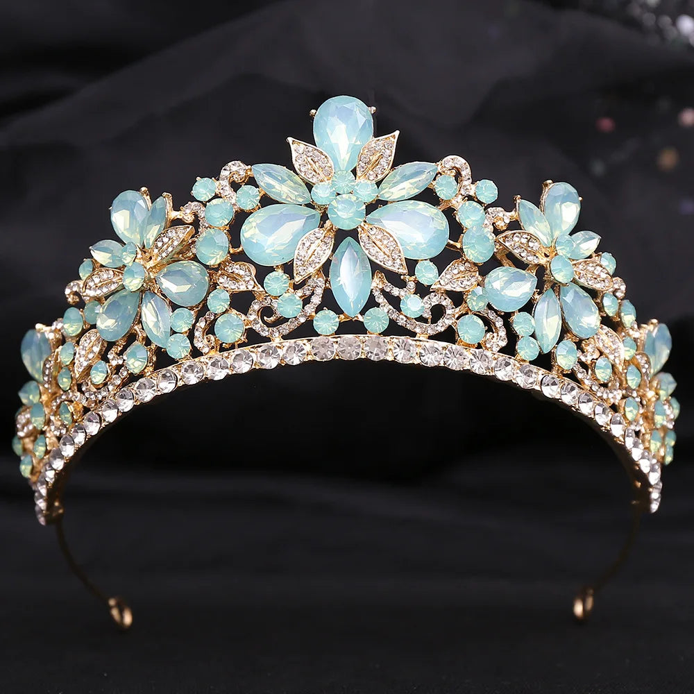 Crystal Tiaras Crown Queen Tiaras and Crowns for Women Wedding Crown for Bride
