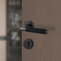 Filta Gold Door Handle Luxury Knurled Interior Door Lever Handle