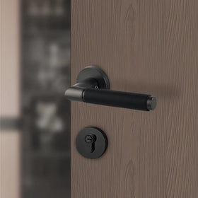 Filta Gold Door Handle Luxury Knurled Interior Door Lever Handle