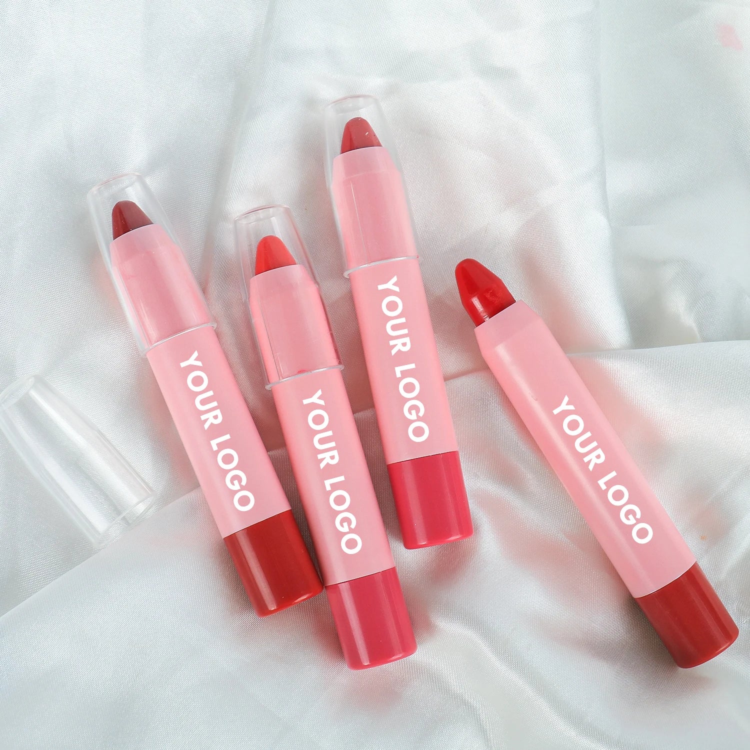 No Logo Fashion Design Women's Daily Make up Color Pop Lipstick Quality Waterproof Lipstick Silky Matte Cosmetics
