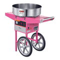 New Automatic Cotton Candy Machine Trolley Cart with Stable Base High Productivity Sugar Based Commercial Use