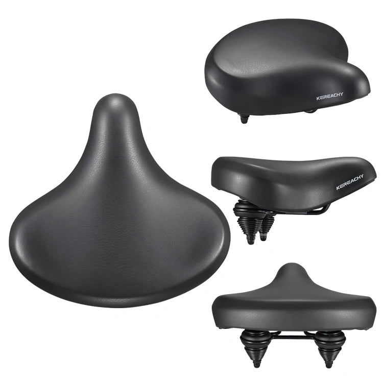 KEREACHY Comfortable Leisure Beach Bike Wide Seat Bicycle Saddle Cushion Oversized Bike Saddle Bicycle Seat Cushion