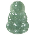 Certified Grade a Natural Burmese Jadeite Oil Green Small Guanyin white Buddha Pendant Ice Kind Pendant Jewelry Myanmar Jade 18
