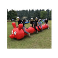 Outdoor Team Building Inflatable Bouncy Tube / Inflatable Carpenterworm PVC Tube /Inflatable Jumping Tube Games
