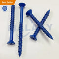 MALAXY 1/43/16 Inch Hex Head Blue Concrete Anchor Screws Blue Tapcon Concrete Screw