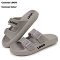 BreezeStep Men's Comfortable EVA Slippers Anti-Slip Open Toe Slide Flops Cloud Pillow Light Weight Outdoor Flip Flops for Summer