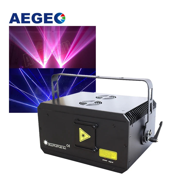 2W RGB Full Color Dj Disco Laser Equipment Laser Beam ILDA DMX Animation Laser Light