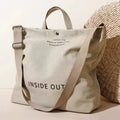 Student Tutorial Tote Bag Canvas Large Capacity Class Waxed Canvas Tote Gift Bag Custom Print for Bag Making