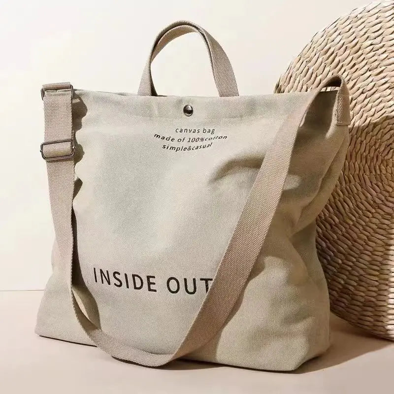 Student Tutorial Tote Bag Canvas Large Capacity Class Waxed Canvas Tote Gift Bag Custom Print for Bag Making