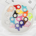 Candy Color Lobster Clasp for DIY Jewelry Accessories 25mm Acrylic Key Chain Facemask Plastic for Making Customized