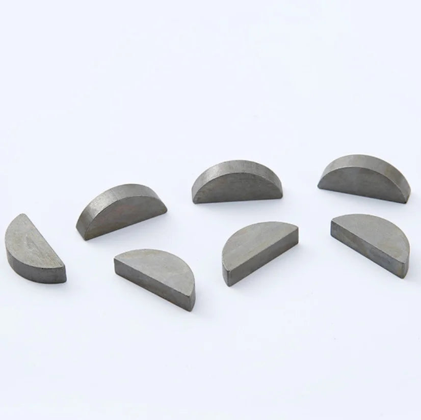 DIN6888 Stainless 304 DIN 6888 Moon Round Woodruff Key Pin Carbon Steel Alloy Half Moon Woodruff Keys
