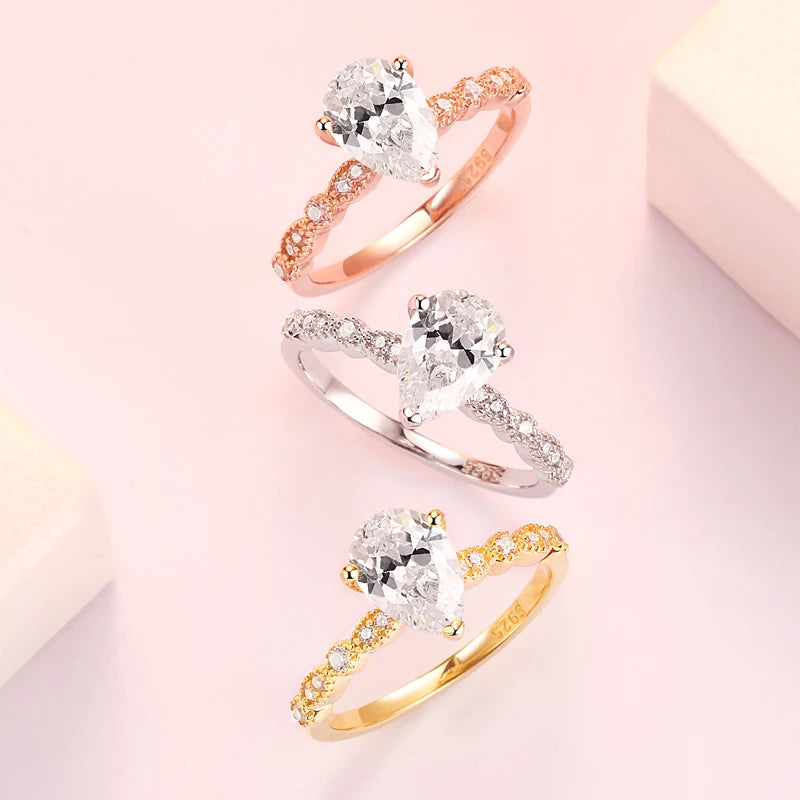Multifunctional 925 Sterling Silver 14k  Gold Plated Fashion Rings for Women