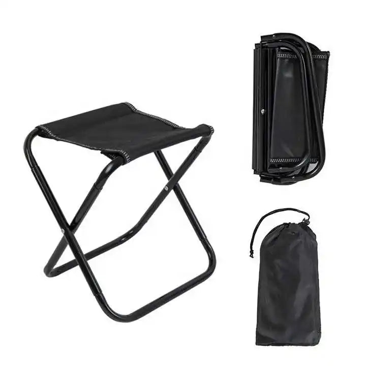 Outdoor Beach Traveling Folding Portable Camping Chair Lightweight Aluminum Fishing Stool