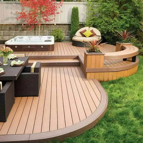 Wholesale Factory Price Modern Terrace Exterior Balcony Wpc Deck Flooring Suppliers