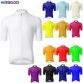 HIRBGOD Plain Colors Aero Fit Cycling Shirts Men