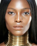 Hot Selling Ethnic Style Africa Nigeria Leather Choker Necklace Statement Collars Jewelry for Women for Wedding Gift Link Chain