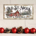 American Retro New Christmas Holiday Party Atmosphere Decoration Props Wall Hanging Wooden Sign