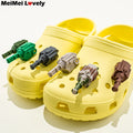 PVC 3D Shoe Charms Set 3D Shoe Decoration Wholesale Bulk Designer Charms Boy Toy Party Free Gift Souvenir 3D Shoe Charms