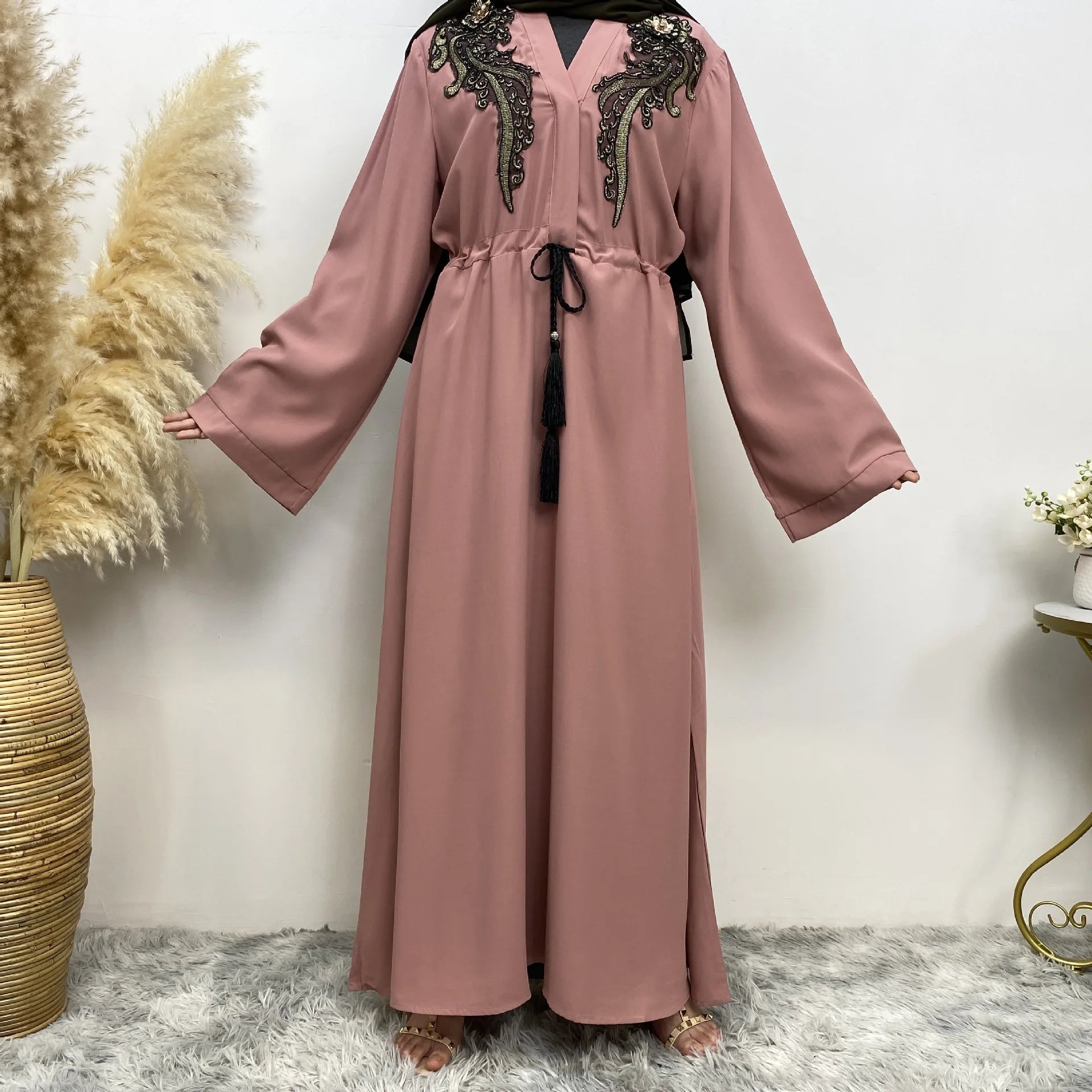 2023 Islamic Clothing Abayas  Dress Abaya Women Muslim Dress  Womens Sleepwear  Dubai Abaya