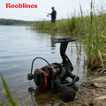 [Germany Stock] ROOBLINOS HJ 5.2:1 Nylon Spinning Reel for Carp & Trout Fishing-Stream Ocean Saltwater Use Lightweight