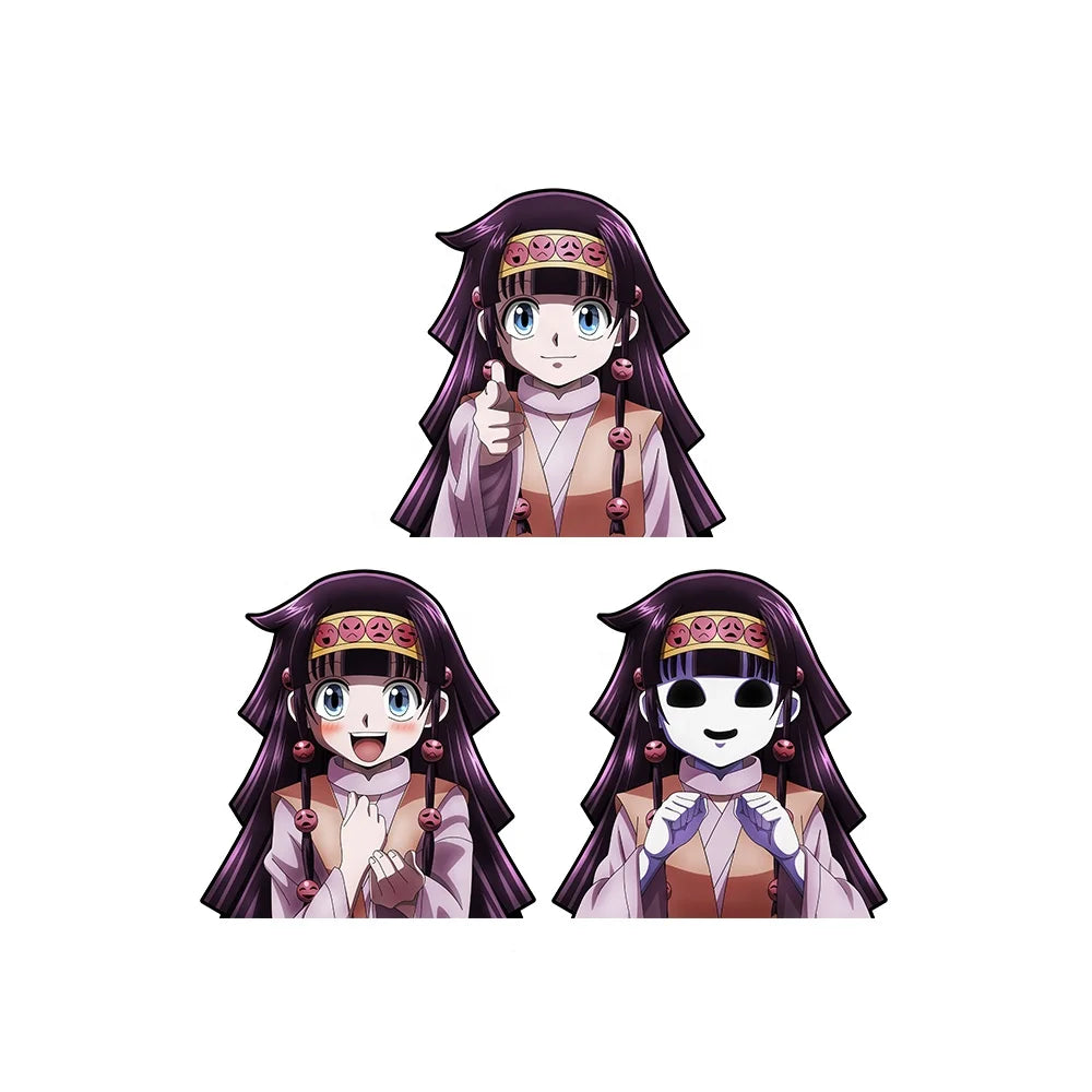 Newest Designs for Anime Hunterxhunter 3D Motion Stickers Character Car Decal Manga Decor