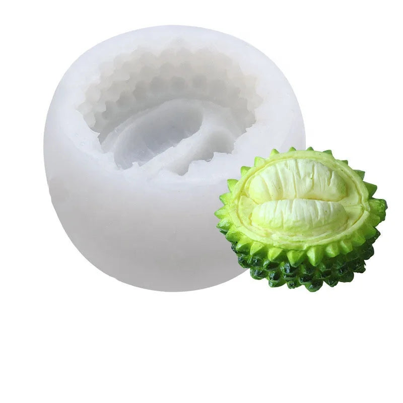 B5205 Simulation Durian Pudding Jelly Mousse Cake Ice Cream Candy Chocolates Gypsum Decoration Resin Mold Silicone 3D Mould