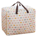 Good Selling Canvas Fabric Clothing Storage Box Rectangle Oxford Cloth for Quilt Organizer Bag Convenient Quit Storage Solution