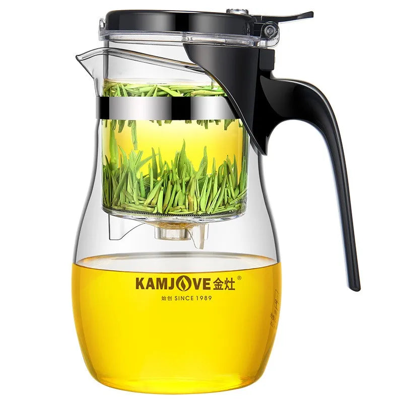 Kamjove TP-767  TP-777 TP-787 Floaty Cup Heat-resistant Brewing Teapot Glass Brewing Teapot Tea Cup Glass Tea Set Household
