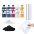 Ocbestjet A3 Desktop DTF Printer XP600 DTF Ink 4720 I3200 Print Head A3 Powder Shaking Shaker Baking Dryer Machine Ink