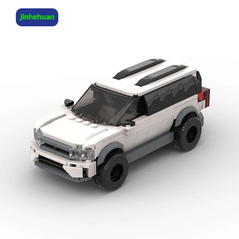 Nostalgic Mini Building Blocks White New Sport Car Best Selling for Boys Mini Moc Bricks Model Suv Car Building Block Sets