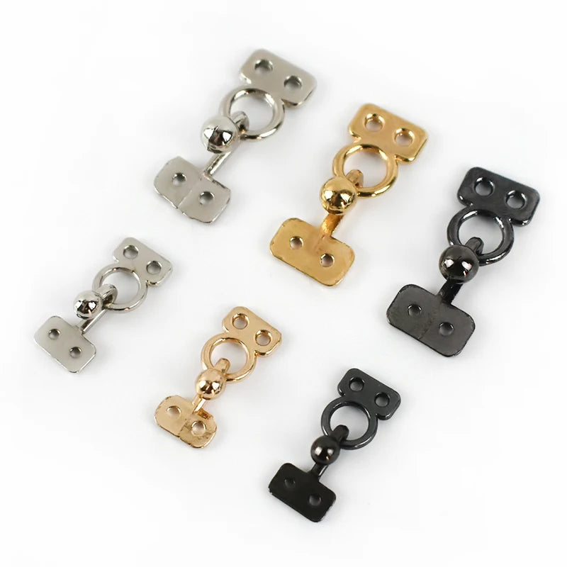 F3-3 18/25mm Handbag Invisible Buttons Connection Hook Snap Hook Bag Metal Swivel Clasps Bronze 20mm and Closures for Purse