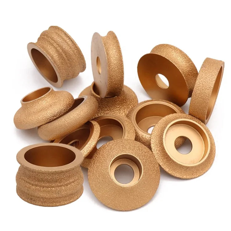 Diameter 75mm Power Hand Tools Angle Grinder Tools Grinding Disc Brazed Diamond Edge Grinding Wheel for Marble Ceramic Quartz