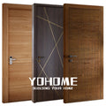 German Interior Doors for Home Soundproof Office Doors Interior Fireproof Wooden Balinese Interior Doors