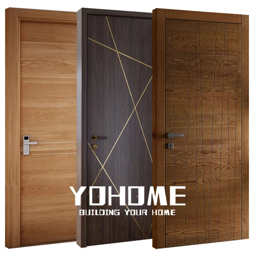 German Interior Doors for Home Soundproof Office Doors Interior Fireproof Wooden Balinese Interior Doors