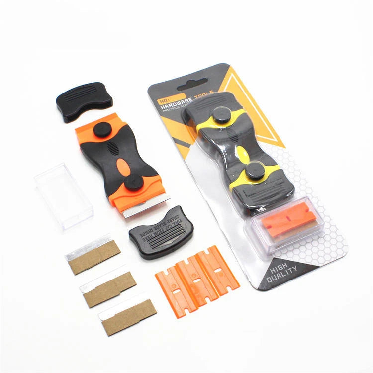 Multi-purpose Mini Razor Scraper Blade Car Sticker Window Tint Decal Paint Remover Film Glue Squeegee Cleaner Removing Tool