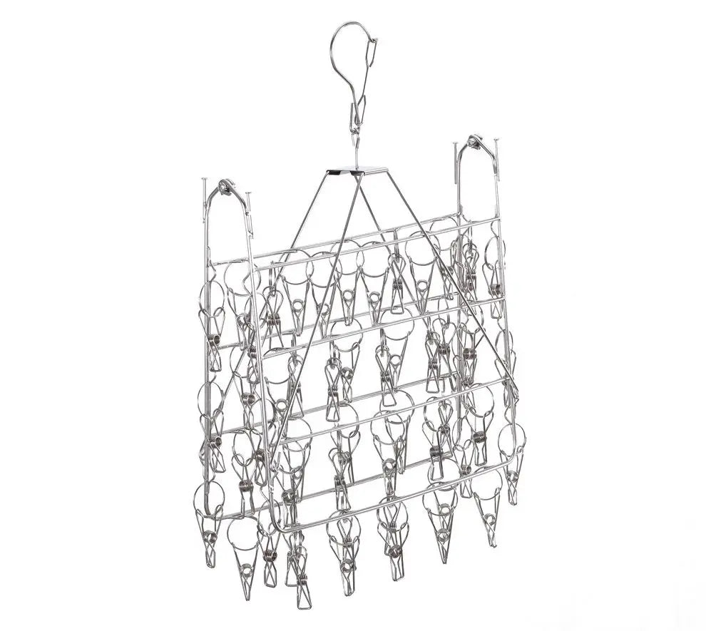 Stainless Steel Clothing Folding Clothes Hanger and Socks Hanger and Colors Clothes Dryer Hanger for All Clothes