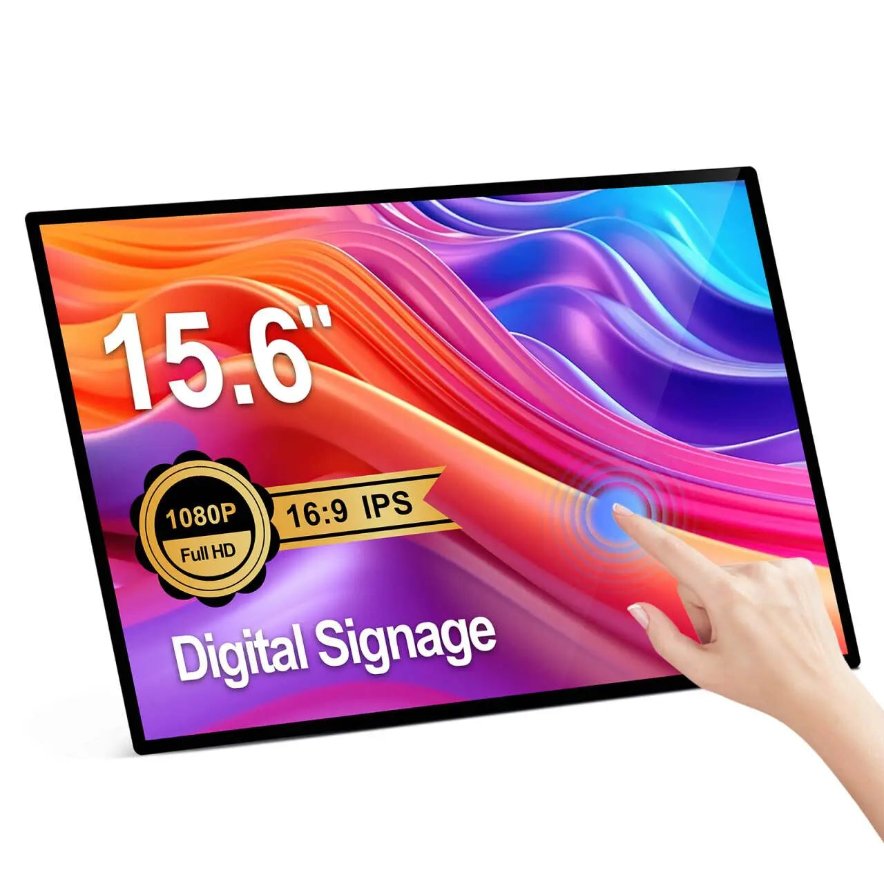 15.6 Inch Lcd Digital Signage Display Latest Android System Touch Screen Android Tablet Pc Standing Advertising Screen