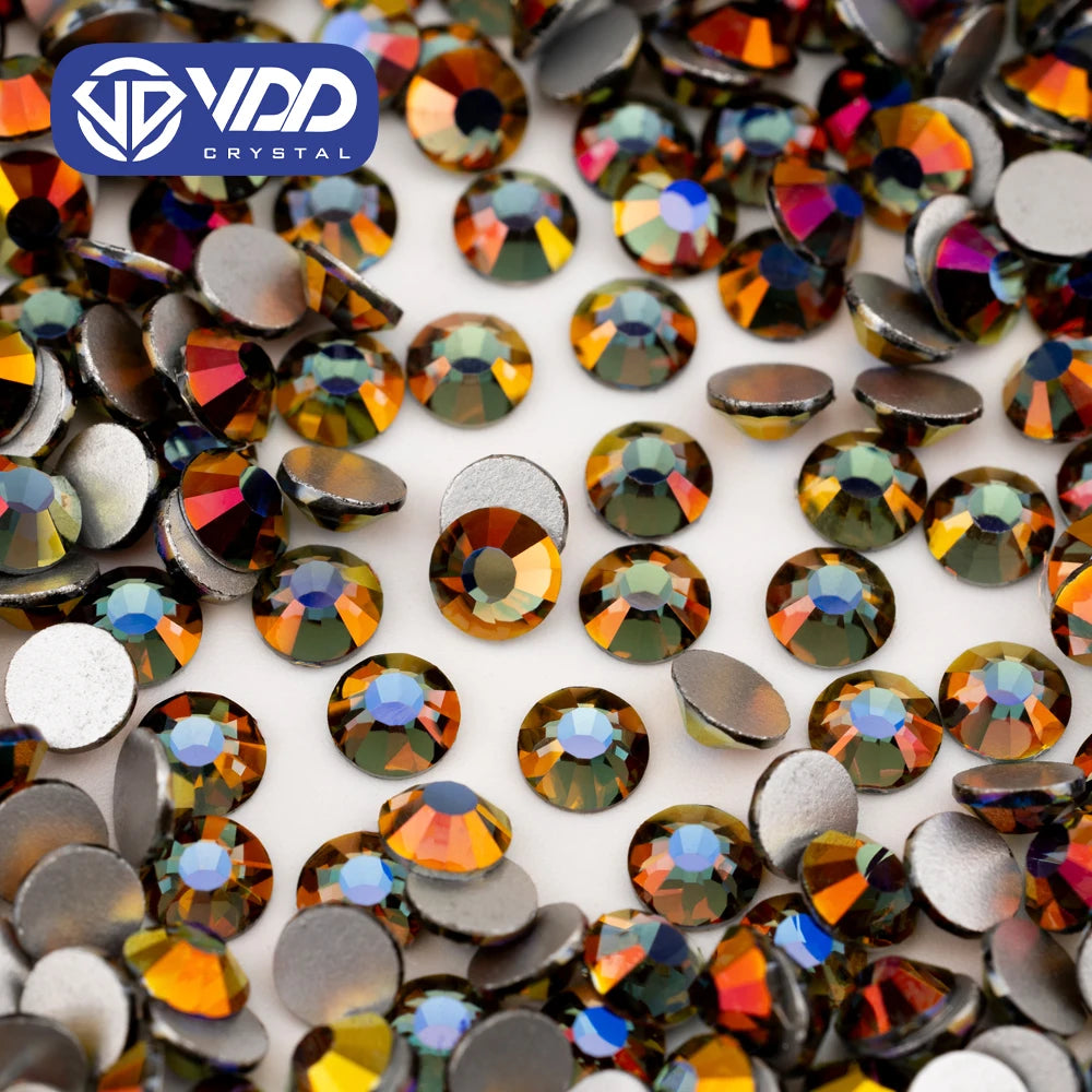 VDD 358 Magma-Cloud SS6-SS30 Glass Rhinestones Crystal Flatback Strass Gems Stones Glitter for Nail Art DIY Crafts Decorations