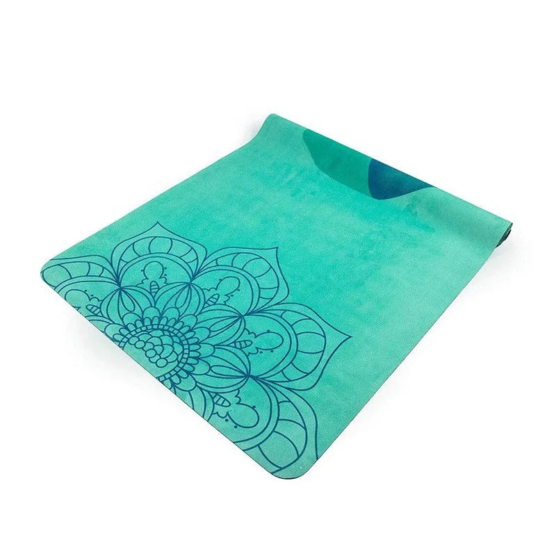Suede Yoga Mat Mat New Arrival Custom Label Eco Friendly Rubber Suede Yoga Mat
