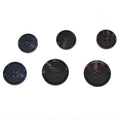 Logo Customized Stock Sewing Plastic Resin Button Wind Coats Sweater Woolen Cardigan Black Horn Coat Button