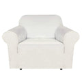 Luxury Multi Color Stretch Velvet Washable Slipcover for Modern American Style 1 Seater Recliner Sofa