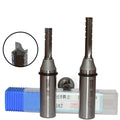 Tideway Industrial Grade TCT 3 Flute 1/2 Inch Shank Straight Milling Cutter Tungsten Carbide End Mill for Woodworking