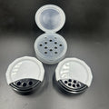 Plastic Spice Container Cheap Plastic Spice Flip Top Cap Seasoning Jar with Full Open Shaker Lid Seasoning Dispenser Caps