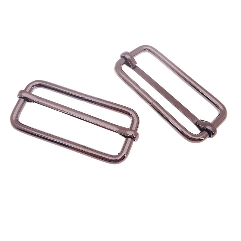 2 Inch Metal Adjuster Slide Tri-glide Buckle Strap Adjuster Slider Ring Buckle Hardware for Purse