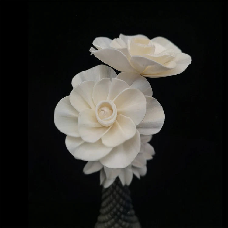 Newell Bulk Wedding Garlands Rose Decoration Peony Handmade Artificial Wood Sola Flowers Kiss Ball for Reed Diffuser