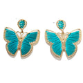 Handmade Bohemian Style String Wrapping Earring Butterfly Dangle Drop Earrings Women Beach Dress Party Jewelry China Supplier