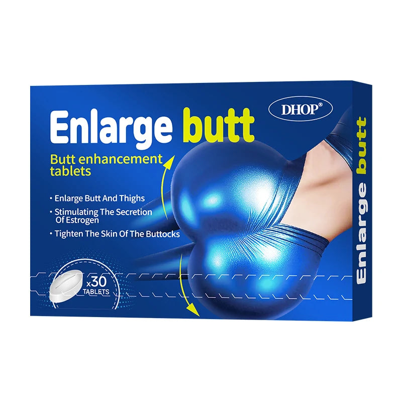 DHOP Butt Booster Tablet Maca & Saw Palmetto Butt Enlargement Herbal Supplement BBL Tablet