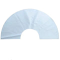13 Inches Sublimation Blanks Clacking Fans White Fabric Part Without Ribs