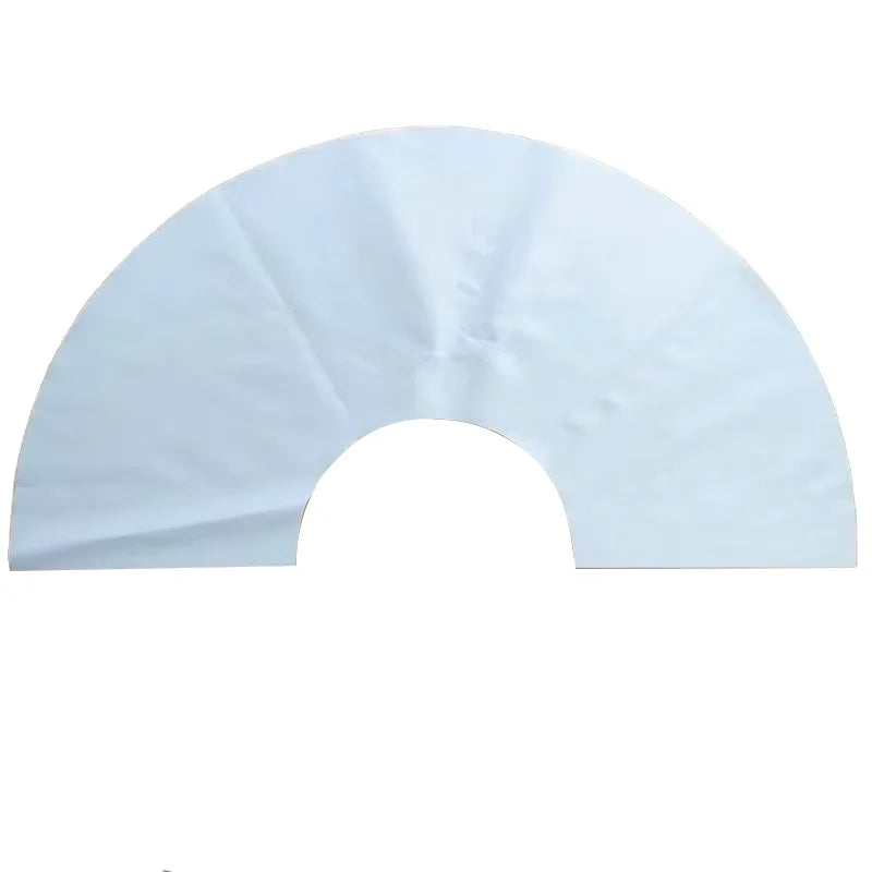 13 Inches Sublimation Blanks Clacking Fans White Fabric Part Without Ribs